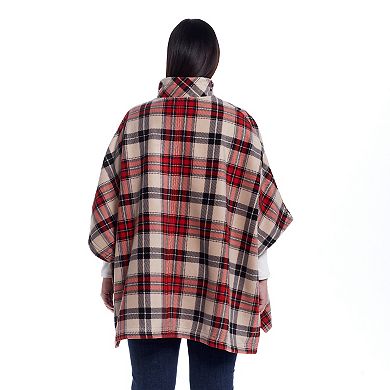 Women's Weathercast Zip Fleece Poncho