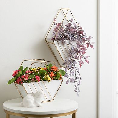 Sullivan's Artificial Kalanchoe Flower Bush Bouquets 3-Piece Set