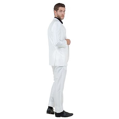 Men's Sharskin Slim-fit 3-piece Suit