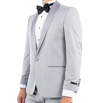 Men's Tailored-fit Suits Separates Tuxedo Jacket W/ Shawl Collar