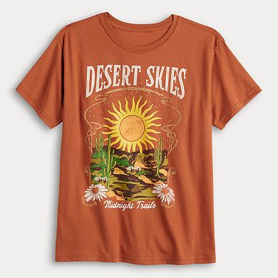 Juniors' Desert Skies Midnight Trails Graphic Tee