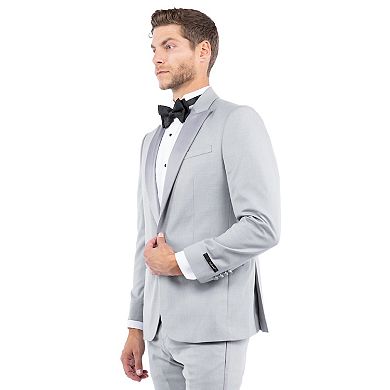 Men's Tailored-fit Suits Separates Tuxedo Jacket W/ Peak Lapel