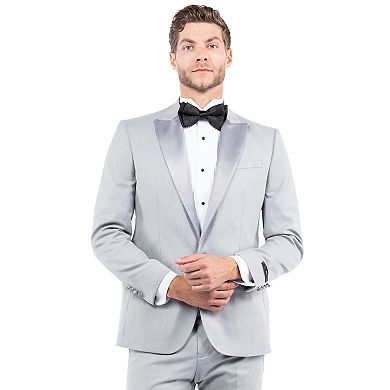 Men's Tailored-fit Suits Separates Tuxedo Jacket W/ Peak Lapel