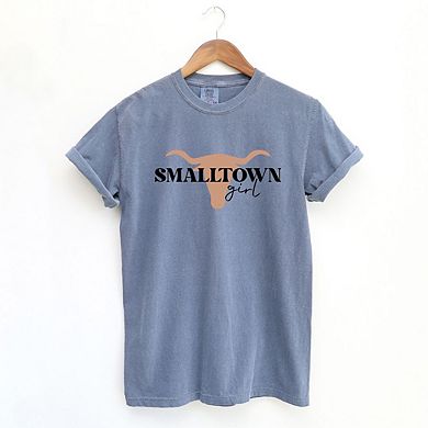 Small Town Girl Bull Garment Dyed Tees
