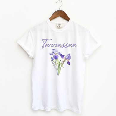Tennessee Flower Colorful Garment Dyed Tees