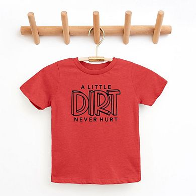 A Little Dirt Never Hurt Youth Short Sleeve Graphic Tee