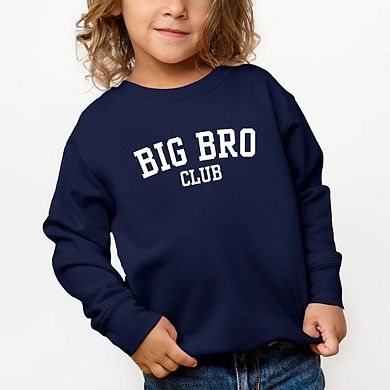Big Bro Club Toddler Graphic Sweatshirt