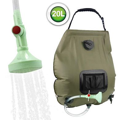 Outdoor Bathing Bag, 20l, Solar Heating, Portable Design, On-the-go Showering