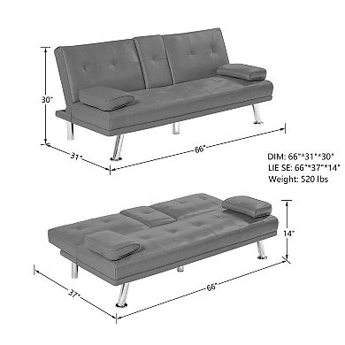 F.c Design Foldable Sofa Bed Multifunctional And Space-saving Furniture