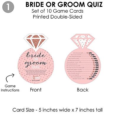 Big Dot Of Happiness Bride Squad - 4 Bachelorette Party Games 10 Cards Each Gamerific Bundle