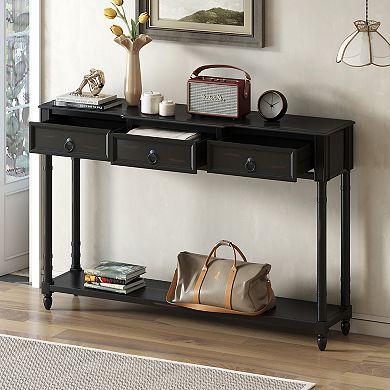 Merax Console Table With Drawers