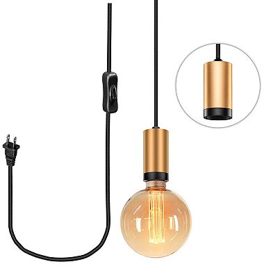 Next Glow Diy Vintage Pendant Light Cord Kit With Switch & Plug (up To 10ft)