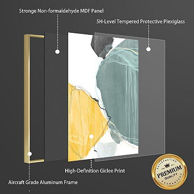 Full House 3 Panels Framed Canvas Wall Artoil Abstract Wall Art Paintings For Bedroom Office