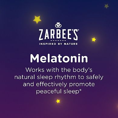 Zarbee's Children's Sleep Gummies with Melatonin - Natural Berry Flavor - 50 Count