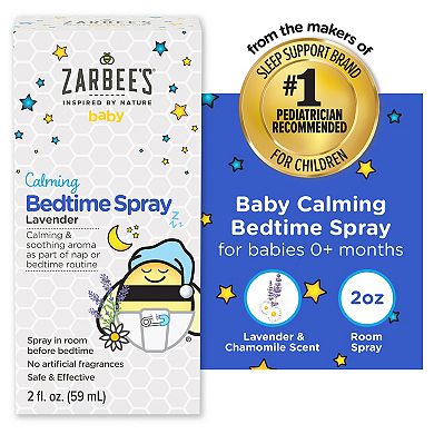 Zarbee's Naturals Baby Calming Lavender & Chamomile Bedtime Spray