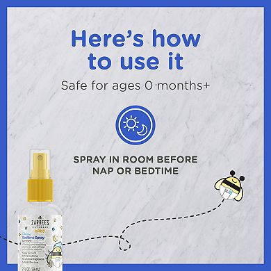 Zarbee's Naturals Baby Calming Lavender & Chamomile Bedtime Spray