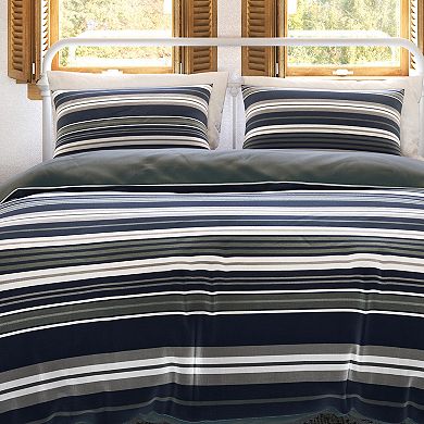 G.H. Bass & Co. Cypress Stripe Comforter Set with Shams