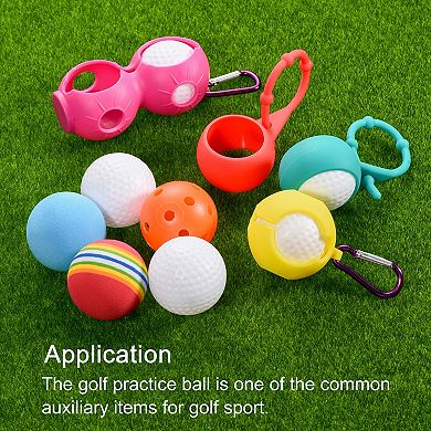 Plastic 41mm Hollow Swing Training Golf Practice Ball 16 Pcs