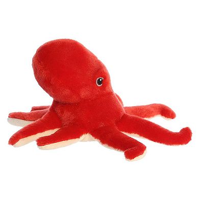 Aurora Small Red Eco Nation Eco Softies 8" Octopus Eco-friendly Stuffed Animal