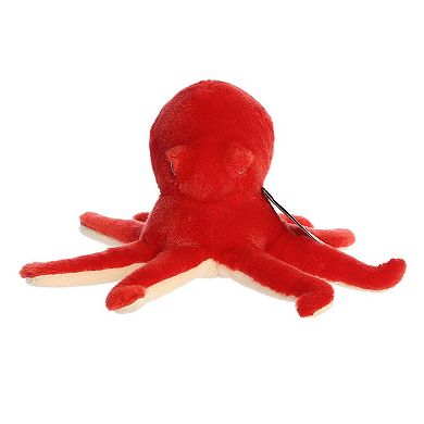 Aurora Small Red Eco Nation Eco Softies 8" Octopus Eco-friendly Stuffed Animal