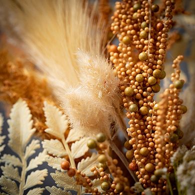 Sullivan's Mixed Foliage & Pampas Artificial Wreath