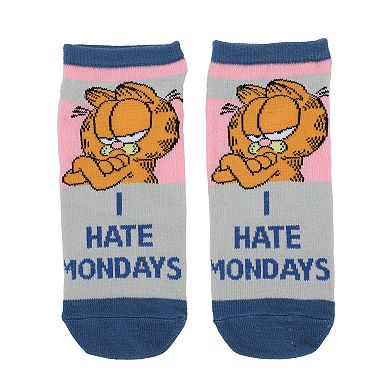 Women's Garfield & Odie Ankle Socks 5-Pack