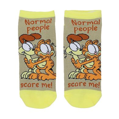 Women's Garfield & Odie Ankle Socks 5-Pack