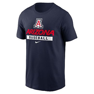 Men's Nike Navy Arizona Wildcats Baseball T-Shirt