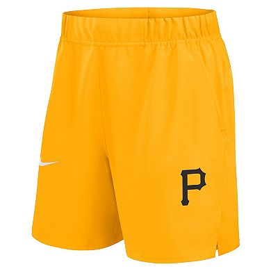 Men's Nike Gold Pittsburgh Pirates Woven Victory Performance Shorts