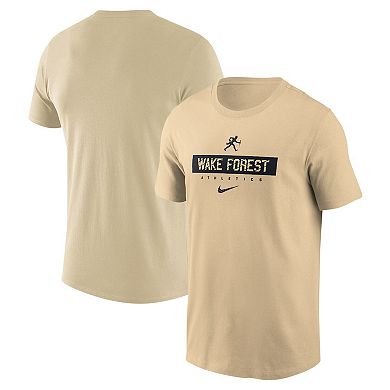 Men's Nike Gold Wake Forest Demon Deacons 2024 Sideline Team Issue Performance T-Shirt
