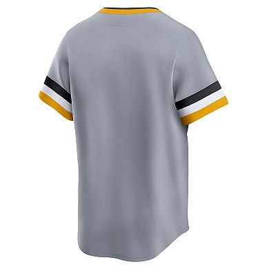 Men's Nike Gray Pittsburgh Pirates Cooperstown Collection Limited Jersey