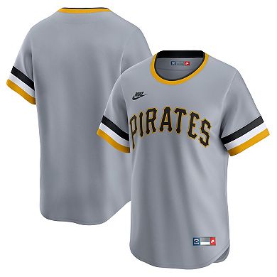 Men's Nike Gray Pittsburgh Pirates Cooperstown Collection Limited Jersey