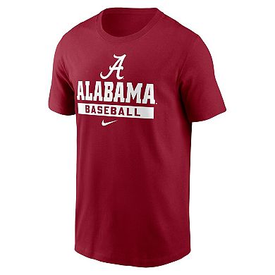 Men's Nike Crimson Alabama Crimson Tide Baseball T-Shirt