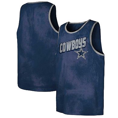 Youth Navy Dallas Cowboys Sun-Bleached Ride the Tide Tank Top