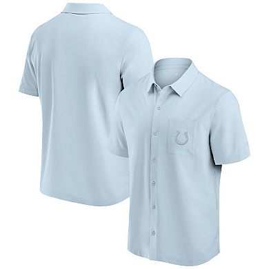 Men's Fanatics Signature Light Blue Indianapolis Colts Front Office Button-Up Shirt