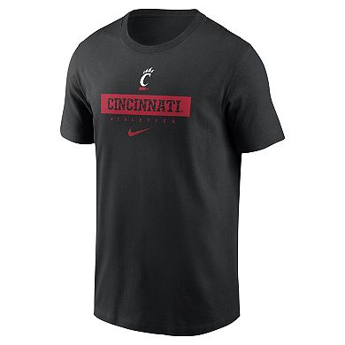 Men's Nike Black Cincinnati Bearcats 2024 Sideline Performance T-Shirt