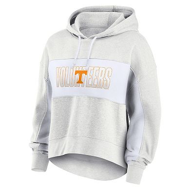 Women's Fanatics Oatmeal Tennessee Volunteers Up For It Pullover Hoodie