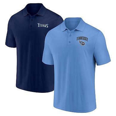 Men's Fanatics Tennessee Titans Lockup Two-Pack Polo Set