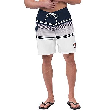 Men's G-III Sports by Carl Banks Navy/White Houston Astros Jump Shot Volley Board Shorts