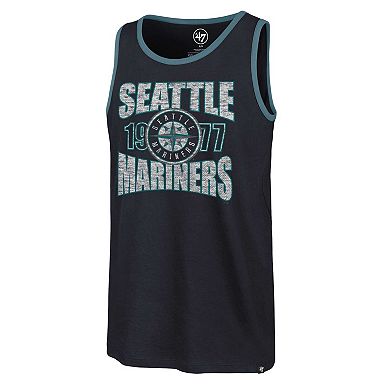 Men's '47 Navy Seattle Mariners Upload Franklin Tank Top