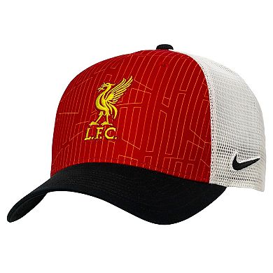 Men's Nike Red Liverpool Trucker Stretch-Snap Adjustable Hat