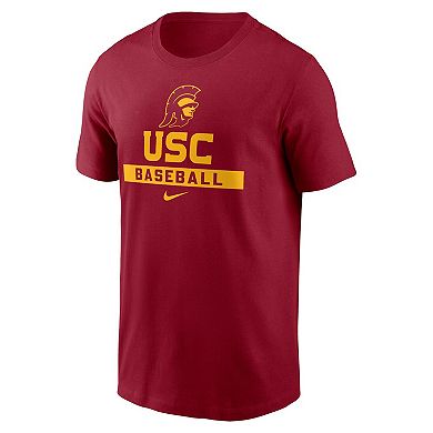 Men's Nike Cardinal USC Trojans Baseball T-Shirt