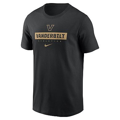 Men's Nike Black Vanderbilt Commodores 2024 Sideline Team Issue Performance T-Shirt
