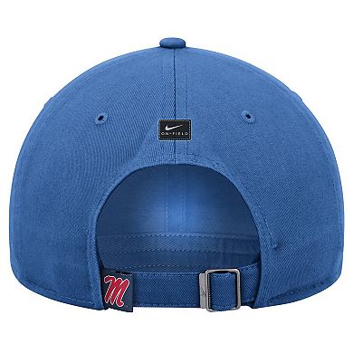 Men's Nike Powder Blue Ole Miss Rebels 2024 Sideline Club Adjustable Hat