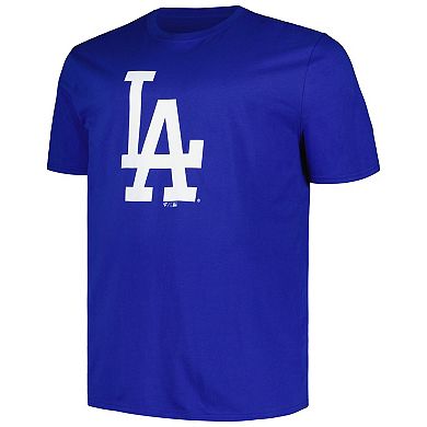 Men's Profile Royal Los Angeles Dodgers Big & Tall #1 Dad T-Shirt