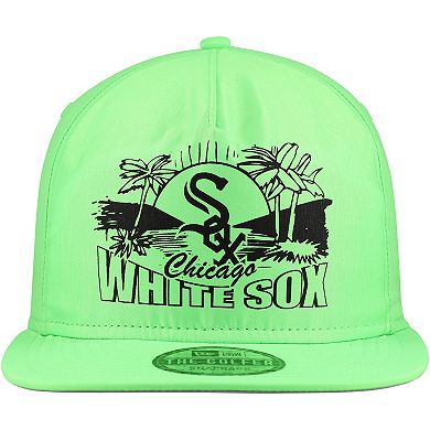 Men's New Era Green Chicago White Sox Neon Golfer Snapback Hat