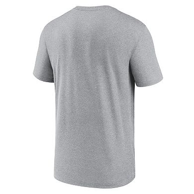 Men's Nike Heather Gray Ohio State Buckeyes Primetime Legend Icon Performance T-Shirt