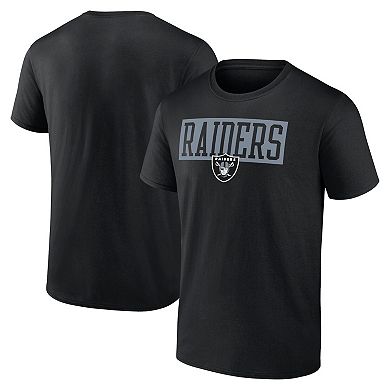 Men's Fanatics Black Las Vegas Raiders Head to Beat T-Shirt