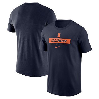 Men's Nike Navy Illinois Fighting Illini 2024 Sideline Performance T-Shirt