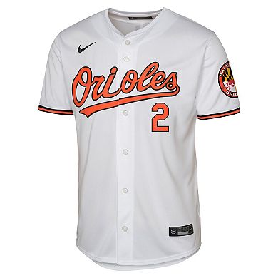 Youth Nike Gunnar Henderson White Baltimore Orioles Home Limited Jersey